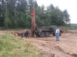 Бурение скважин под буронабивные сваи